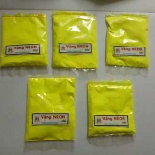 Màu khoáng vàng neon 10gr