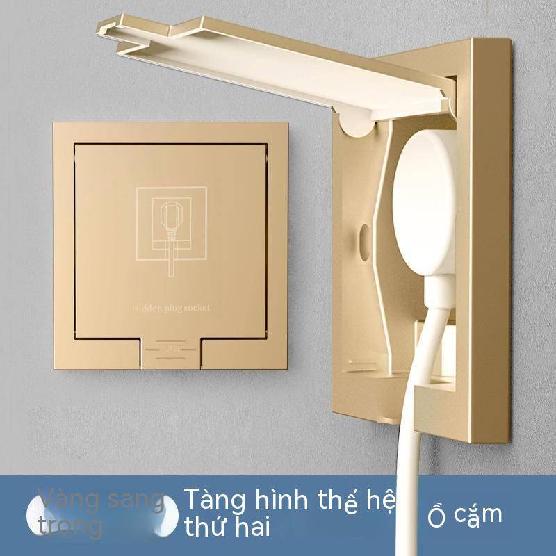 Ổ Cắm Điện Ẩn Năm Lỗ Loại 86 Chuyên Dụng Cho Thợ Điện