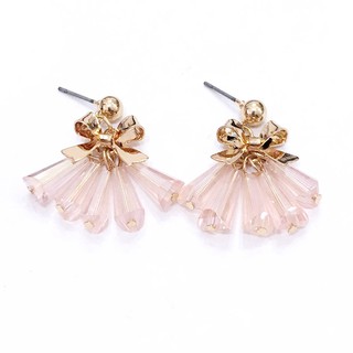 Bông tai nơ màu hồng - Tatiana - Eh2418