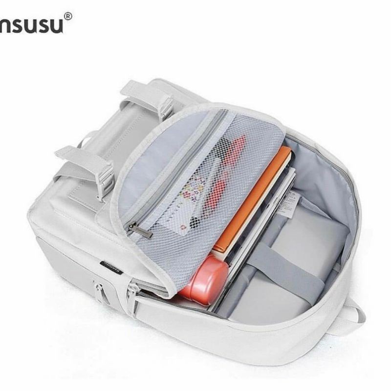 Cặp đi học Balo nữ cao cấp đẹp thời trang basic chống nước ulzzang B083 bansusu