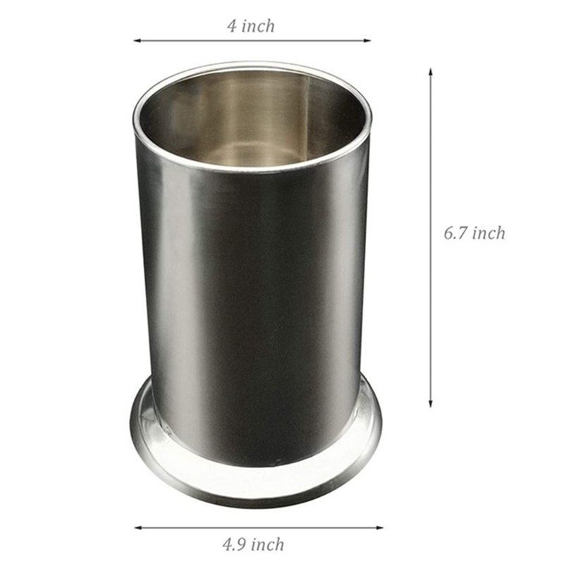 Set 2 Giá Đỡ Ống Hút Bằng Thép Không Gỉ Tiện Dụng