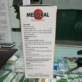 Nước súc miệng Medoral 250ml