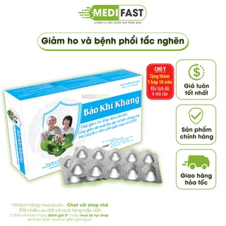 Bảo Khí Khang - Giúp giảm ho, khạc đờm, khó thở, giảm biến chứng hen suyễn - Hộp 20 viên - Mua 6 hộp tặng 1 hộp bằng tem