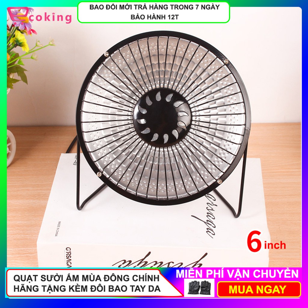 [ xả kho 3 ngày ] quạt sưởi mini heater ecoking công suất 220w siêu ấm siêu tiết kiệm điện đem lại sự ấm áp cho bạn