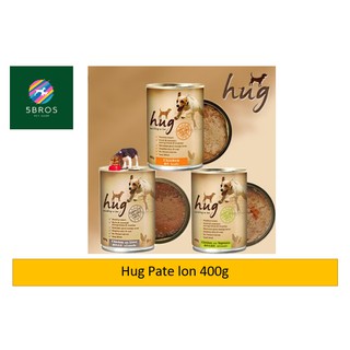 [Quận 5] - [400g]Pate Hug dạng lon thức ăn cho chó 400g đủ vị