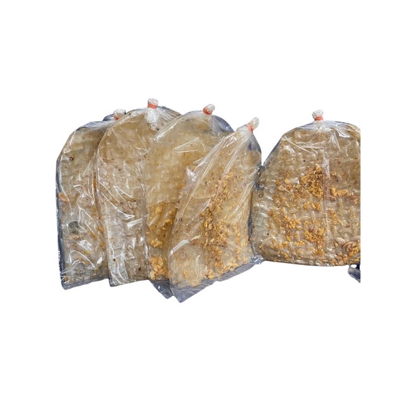 Bánh tráng muối nhuyễn tỏi xike  IT CAY