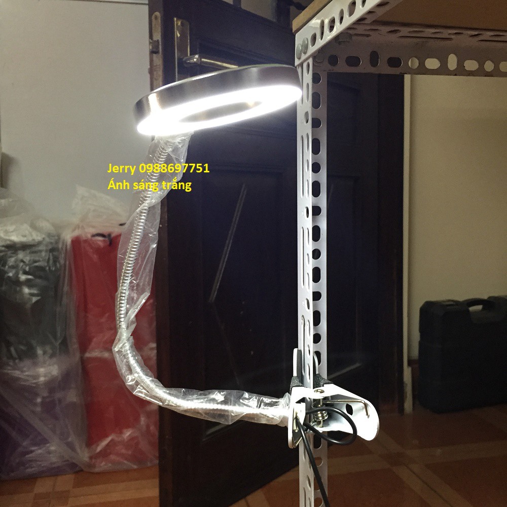 Đèn led kẹp 2 chế độ ánh sáng dùng phun xăm làm dạo livetrym