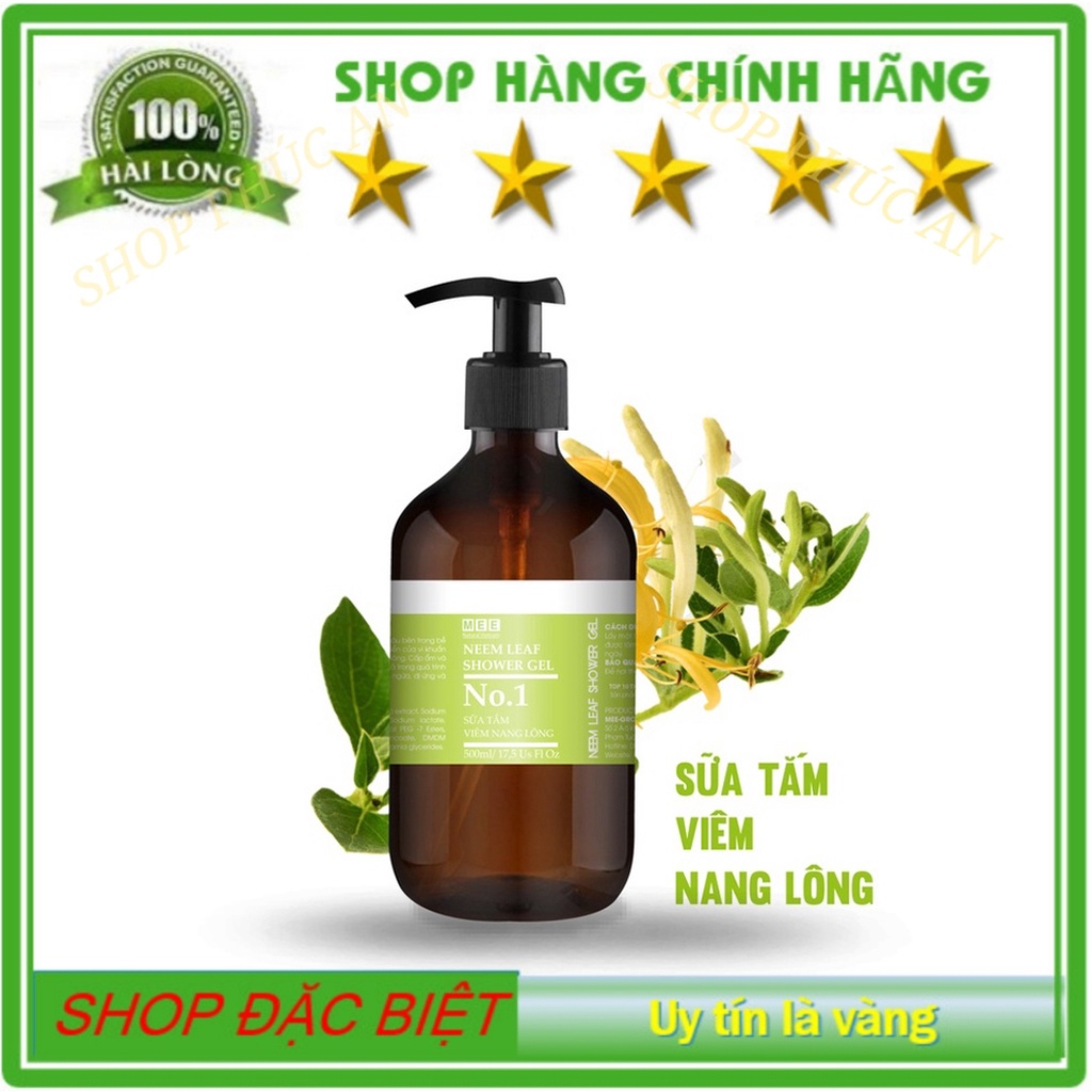 Sữa tắm viêm nang lông 500ml - Mee Natural Vietnam-cam kết chính hãng