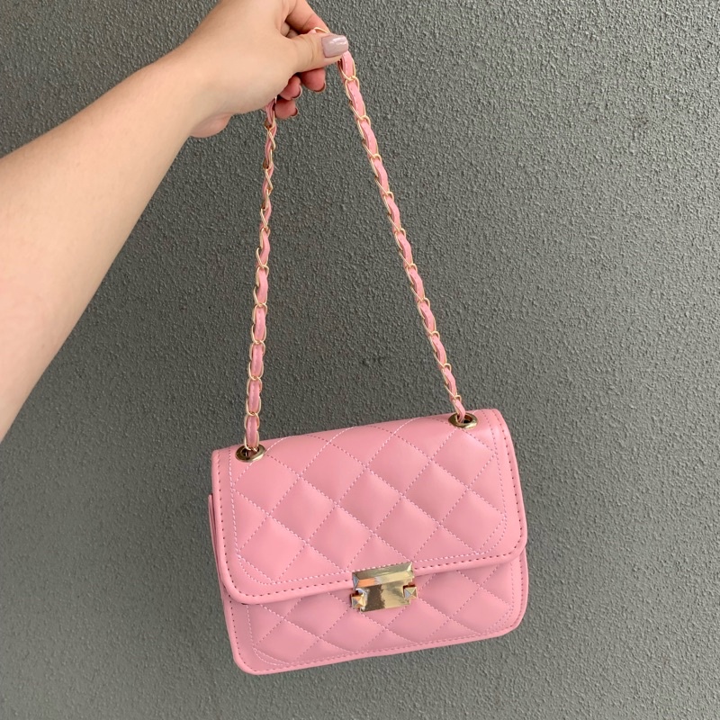 Túi đeo chéo nữ hot trend hình hộp chữ nhật Trendy Rio