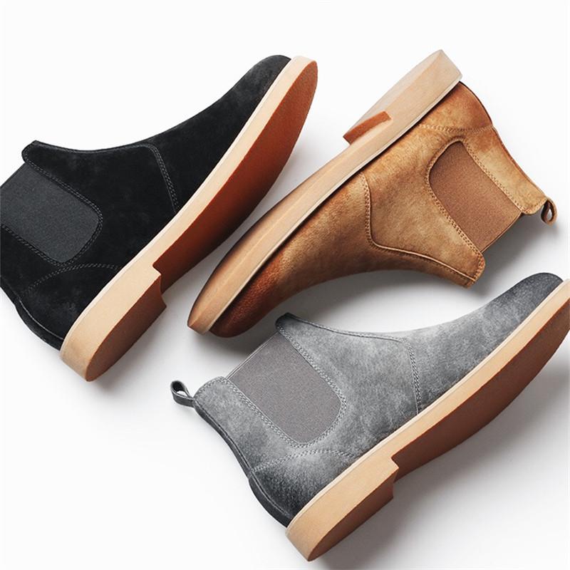 Giày bốt MADEN cao gót phong cách Beatles Anh Quốc thời trang mùa thu 2022 cao cấp cho nam