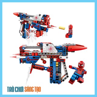 [SALE TẾT] Bộ lego xếp hình súng bắn siêu anh hùng Người nhện – Spider Man 231pcs