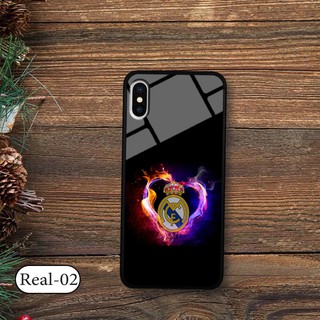 Ốp kính 3d iphone xs max - in biểu tượng đội bóng