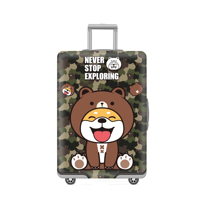 Túi Bọc Áo Trùm Bảo Vệ Vali Nhiều Hình Cute Dành Cho Nhiều Size Vali - Shine House