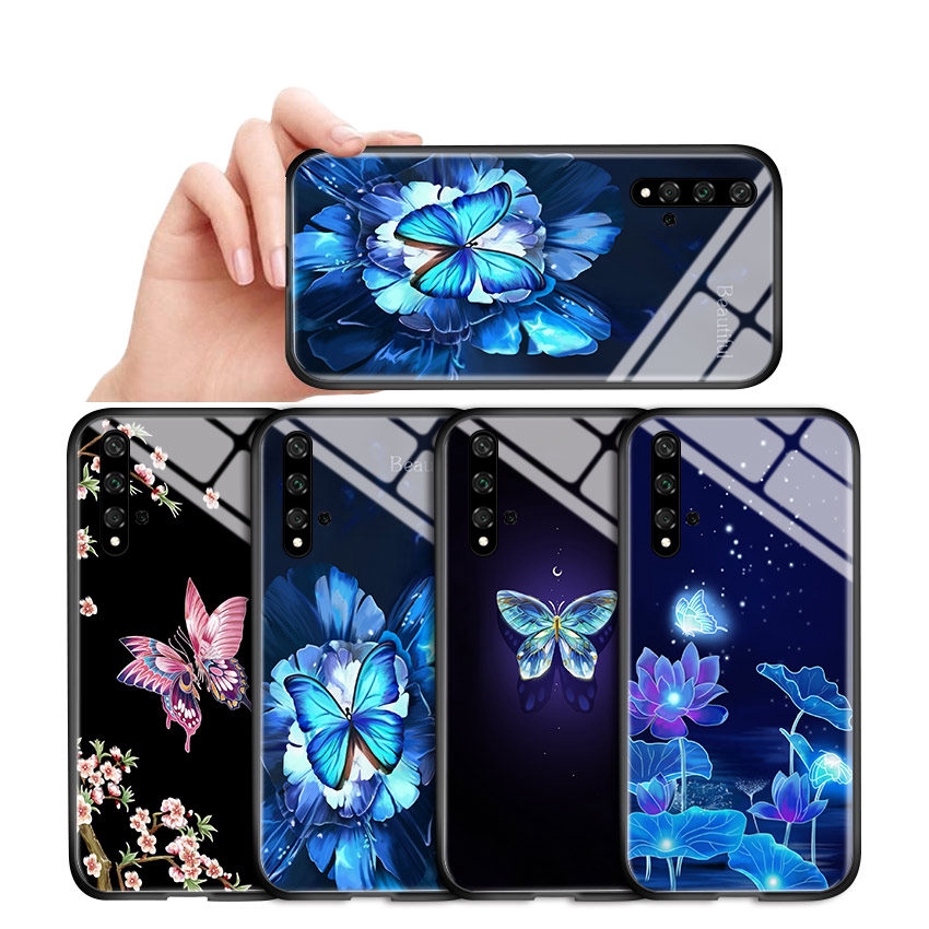 Ốp Điện Thoại Kính Cường Lực Cứng Viền Mềm Cho Huawei Nova 7i 6se 5t 5t 5t Pro 5 5 Pro 5i 4 3 3e 3i