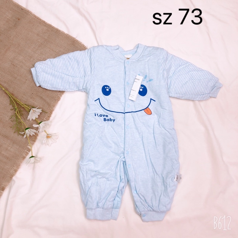 Body trần bông dày- Body ủ mặc đại hàn, trời lạnh cho trẻ  9-12 tháng