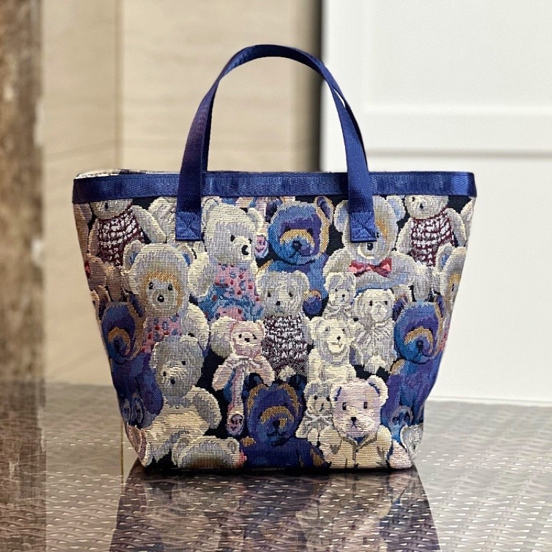 Túi xách thêu hình gấu dễ thương thời trang dành cho nữ đi chơi du lịch đi học