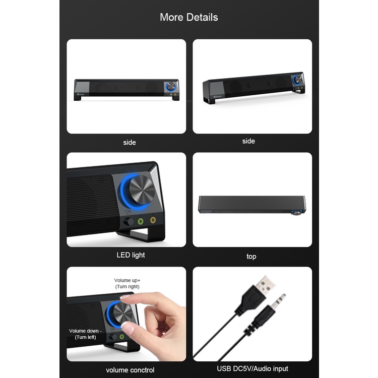 Loa 2.0 kisonli X2 - Hàng Chính Hãng