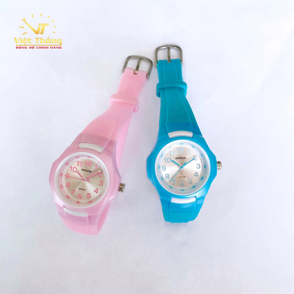 Đồng Hồ Unisex Dây Nhựa Dotcom D1002 Chính Hãng