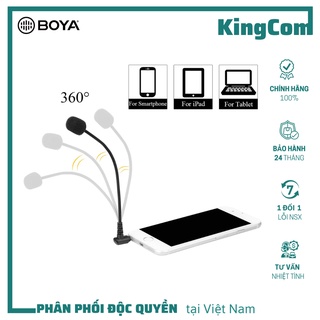 Boya by-um4 - micro thu âm dùng cho điện thoại, laptop - hàng chính hãng