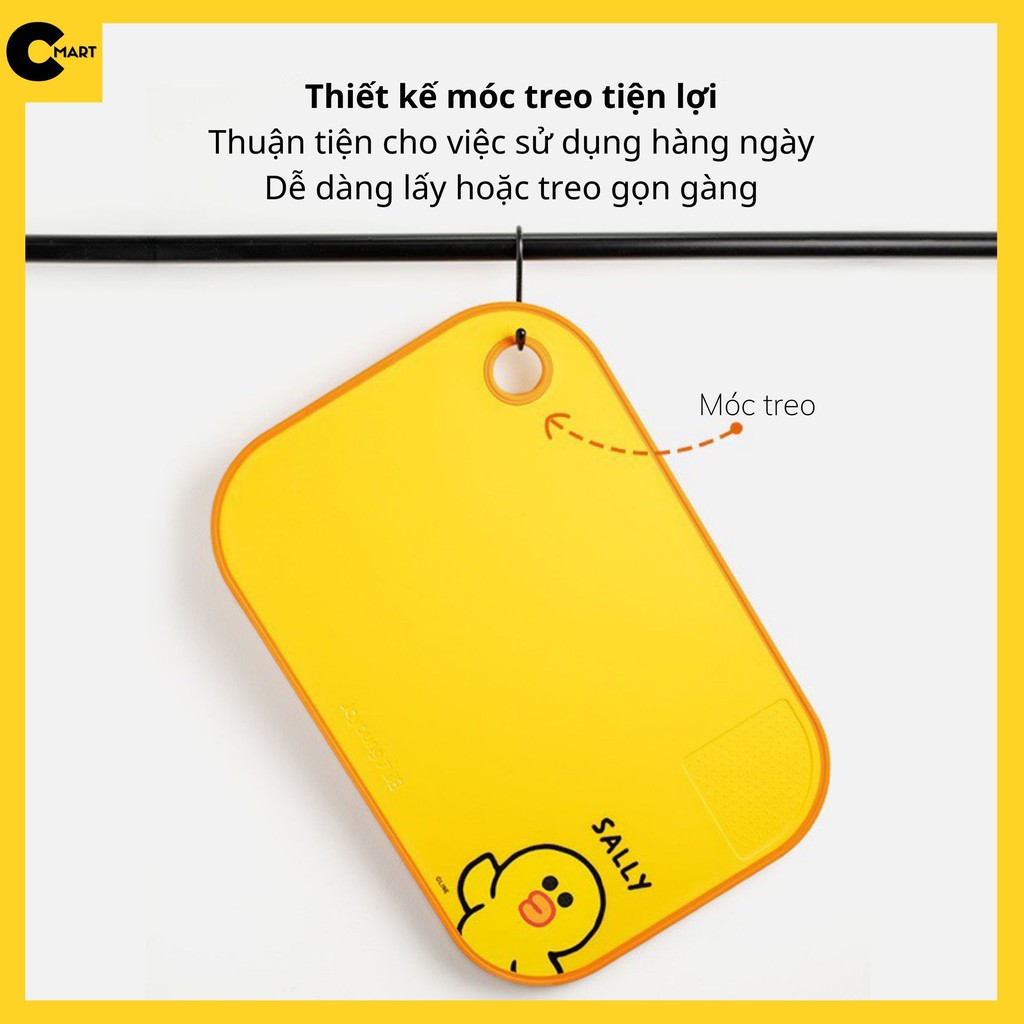 Thớt Nhựa Kháng Khuẩn Joyoung Line Friends [CMART GIA DỤNG TIỆN ÍCH]