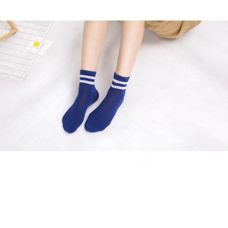 Tất nam nữ cổ thấp Hàn Quốc nhiều màu hàng dệt kim thoáng khí TN04 Covolacotat