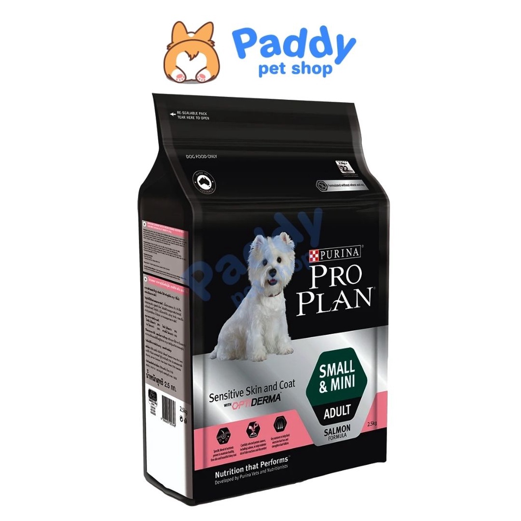 Hạt Purina Proplan Sensitive Cho Chó Lớn Giống Nhỏ Có Lông Da Nhạy Cảm Dễ Dị Ứng