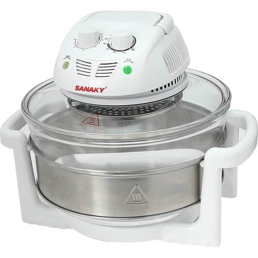 VH-188T --- NỒI NƯỚNG THUỶ TINH SANAKY VH-188T ,Công suất 1300 W, Dung tích 15 Lít, Quạt đối lưu Có, bảo hành 12 tháng