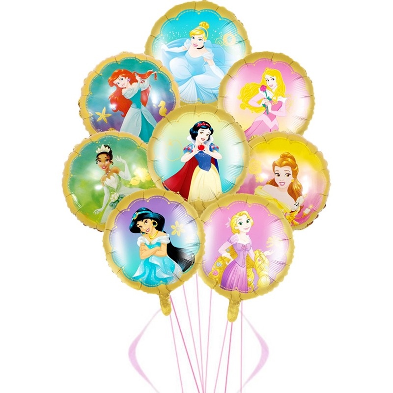 Bong Bóng Hình Công Chúa Disney 18 Inch Bằng Màng Nhôm Trang Trí Tiệc Sinh Nhật