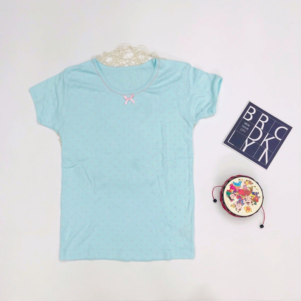 Áo thun cho bé gái, áo phông bé gái chất cotton mềm mát, size 100 - 140 - SUNKIDS1