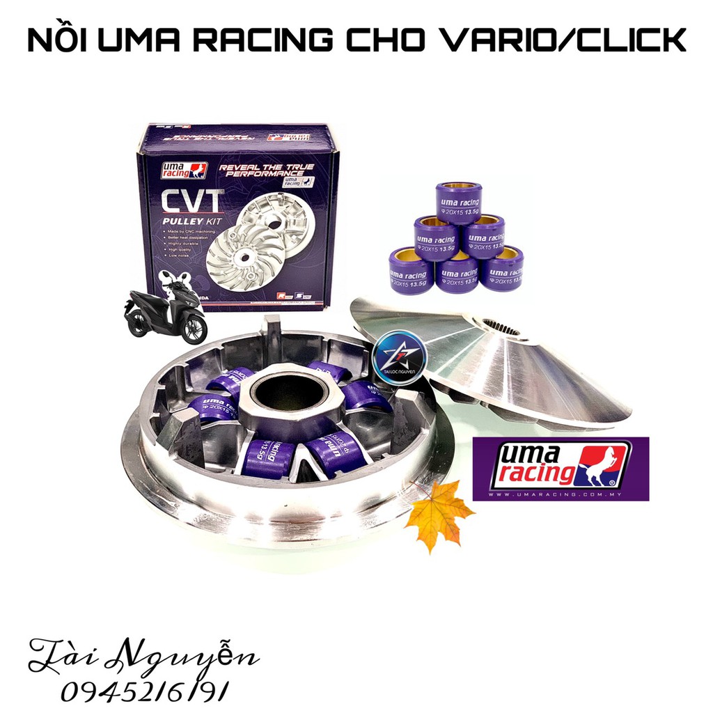 BỘ NỒI UMA RACING CHO HONDA VAIRO/CLICK CHÍNH HÃNG