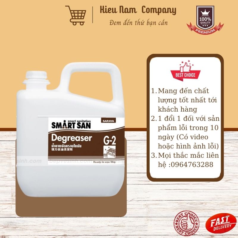Dung dịch tẩy rửa dầu mỡ cháy Degreaser G2