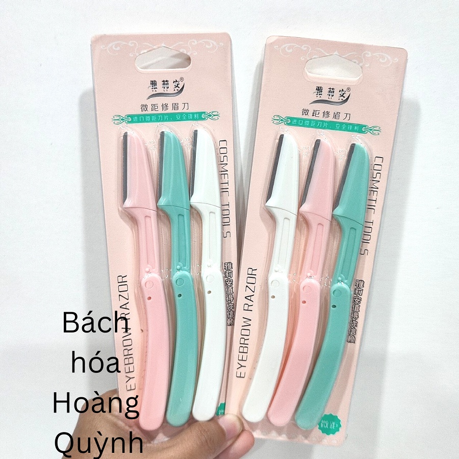 Vĩ 3 cây dao cạo lông mày