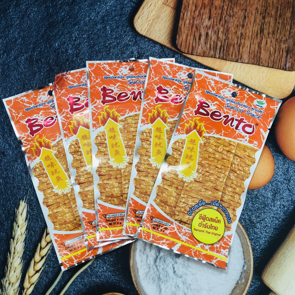 Gói mực Bento Đỏ Thái Lan Cay |gói 6g|