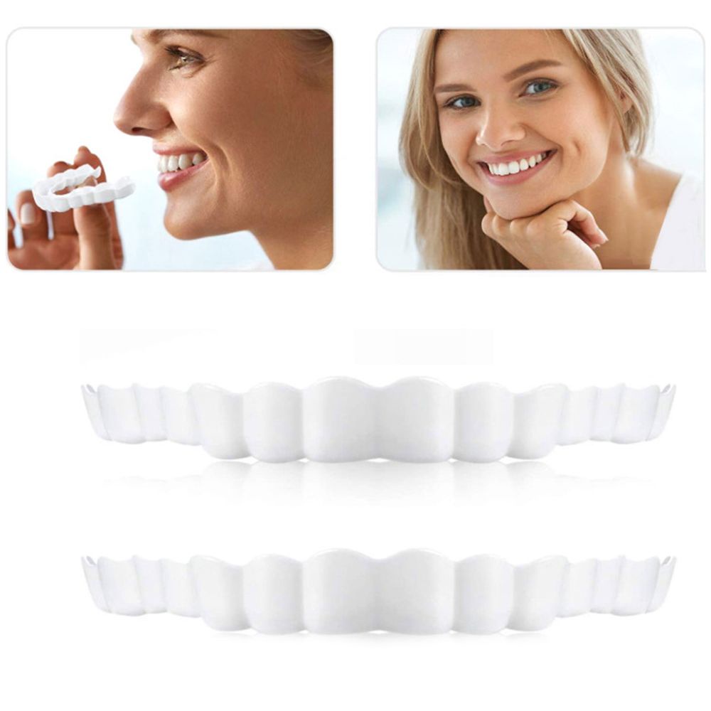 [Hàng mới về] Niềng răng giả bằng silicon màu trắng thiết kế hoàn hảo cho nữ