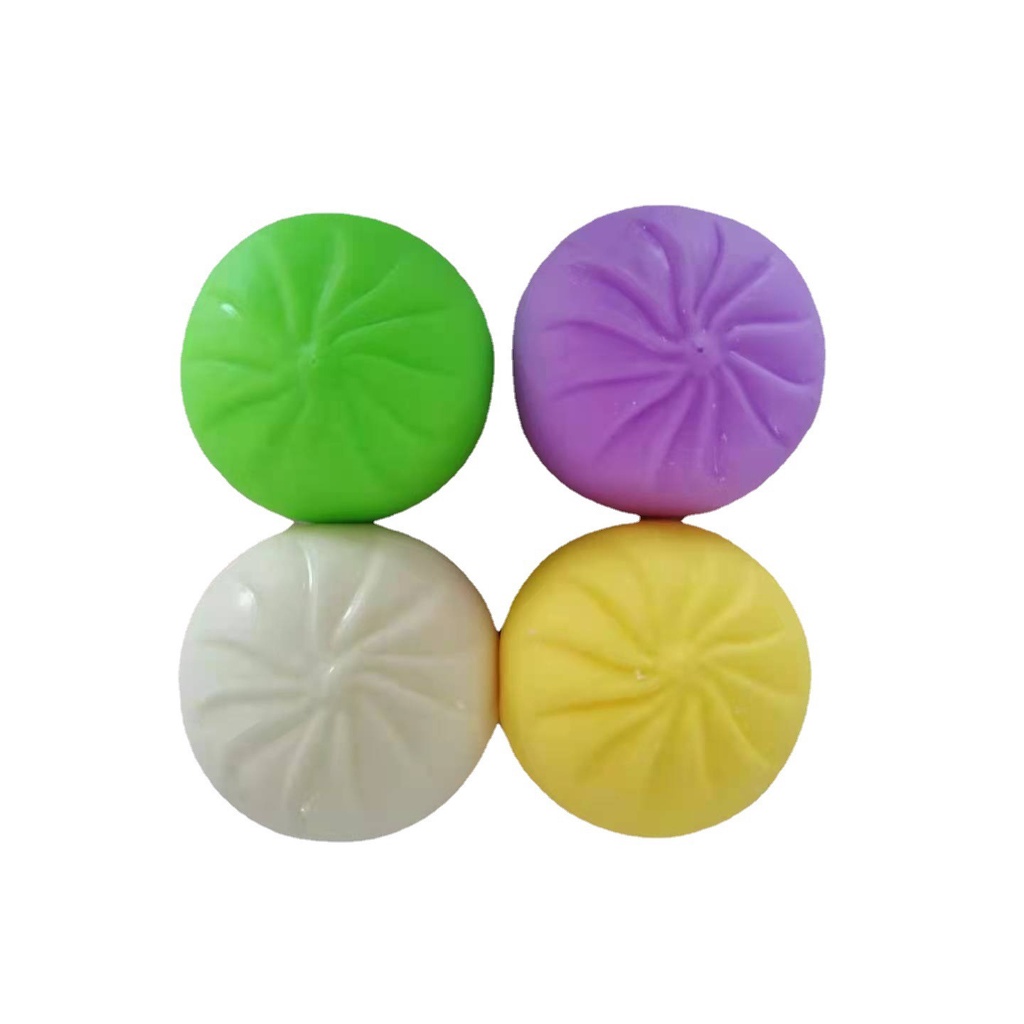 Đồ chơi nắn bóp squishy giảm căng thẳng hình bánh bao dễ thương cho bé loại nhỡ