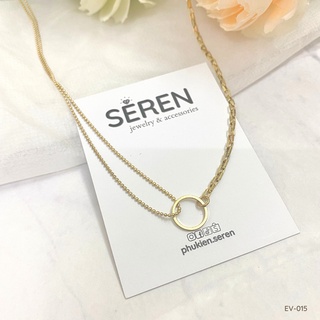Vòng cổ xích vòng tròn rỗng phukien.seren