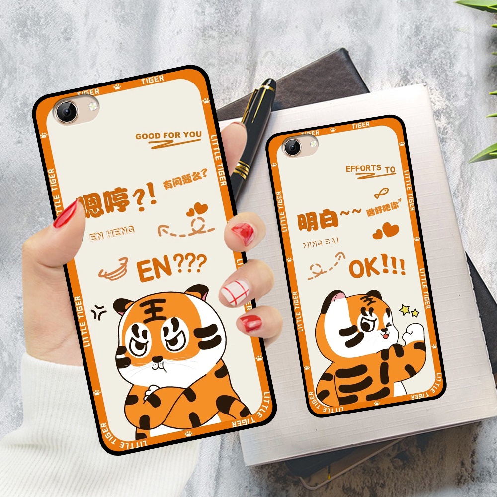 Ốp Vivo Y53 / Y55 / Y71 in hình cặp đôi doremon, hổ, khủng long dễ thương