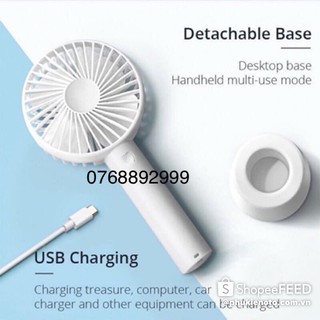 HOT quạt tích điện cầm tay mini 3 chế độ gió