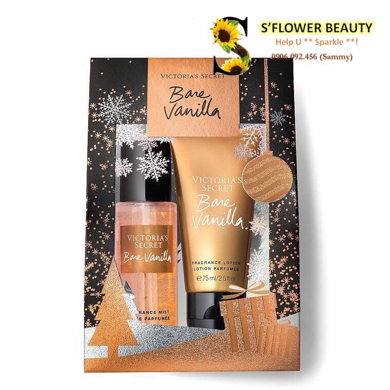 VS - Mini Gift Set | Bộ Quà Tặng Mini Xịt Thơm và Sữa Dưỡng Thể Victoria's Secret Mini Body Mist and Lotion | BigBuy360 - bigbuy360.vn