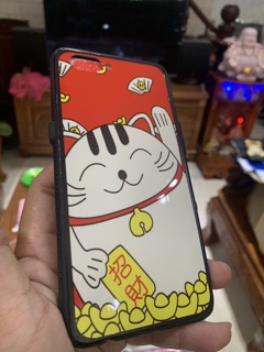 Ốp lưng oppo A3S mèo tiền