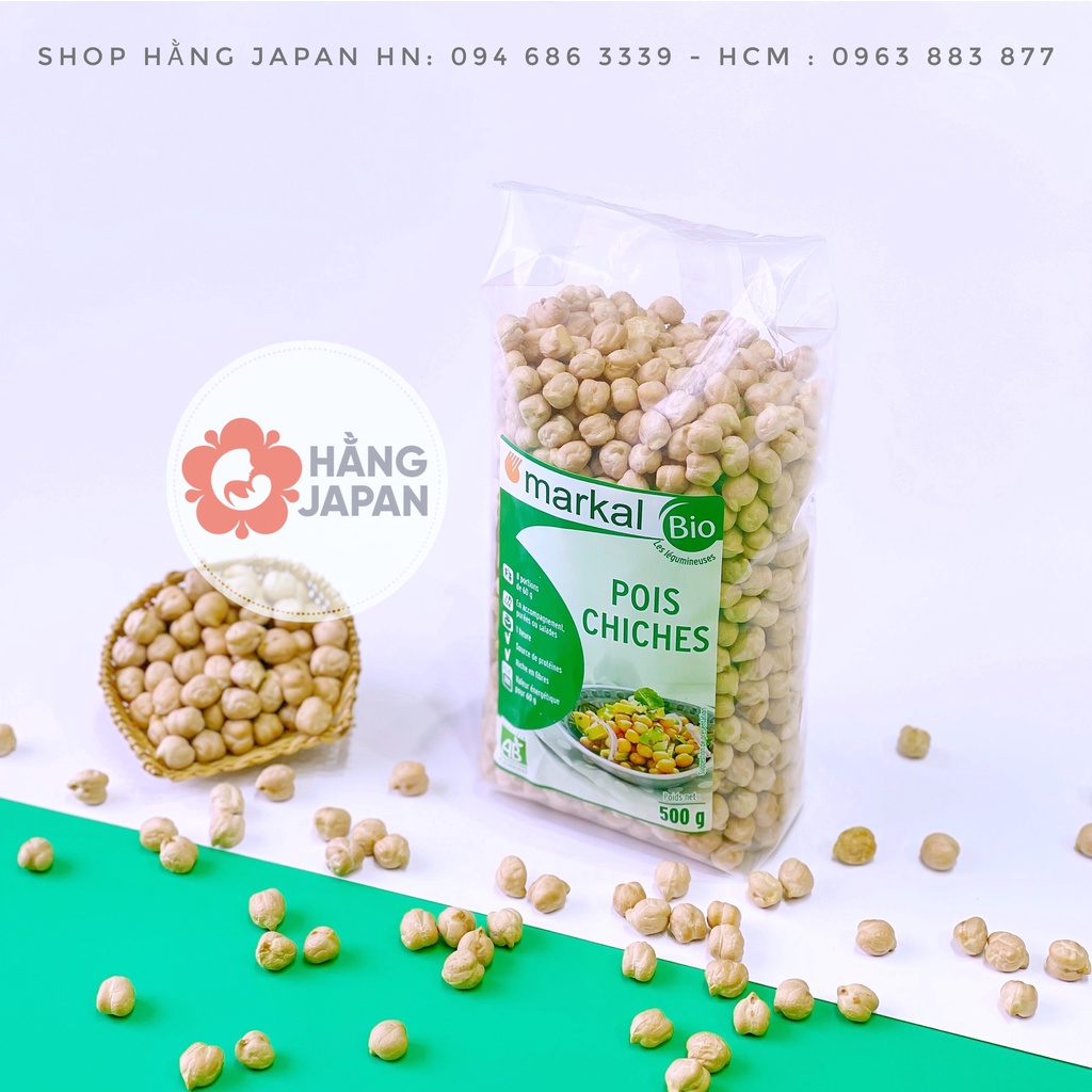 Đậu gà hữu cơ Markal Bio 500g - Giàu dinh dưỡng tốt cho mẹ bầu, bé ăn dặm