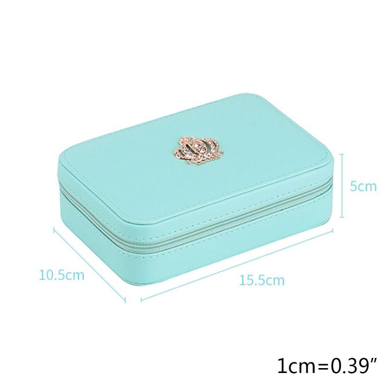 Hộp Đựng Trang Sức Bằng Da PU Đơn Giản Đa Năng