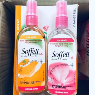 Xịt muỗi Soffell thơm ngát (Chai 30ml80ml)