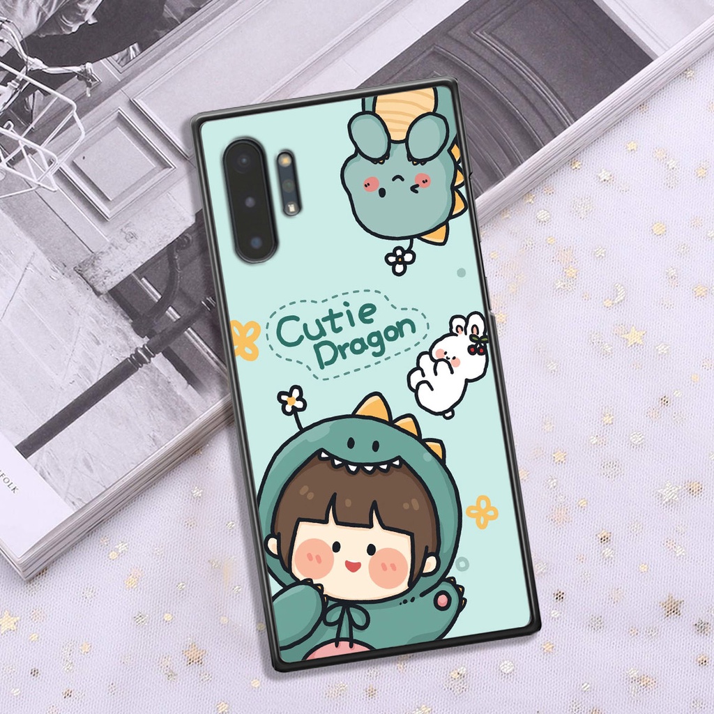 Ốp Samsung Note 10 / Note 10 Plus / Note 10+ in hình khủng long Dino siêu dễ thương