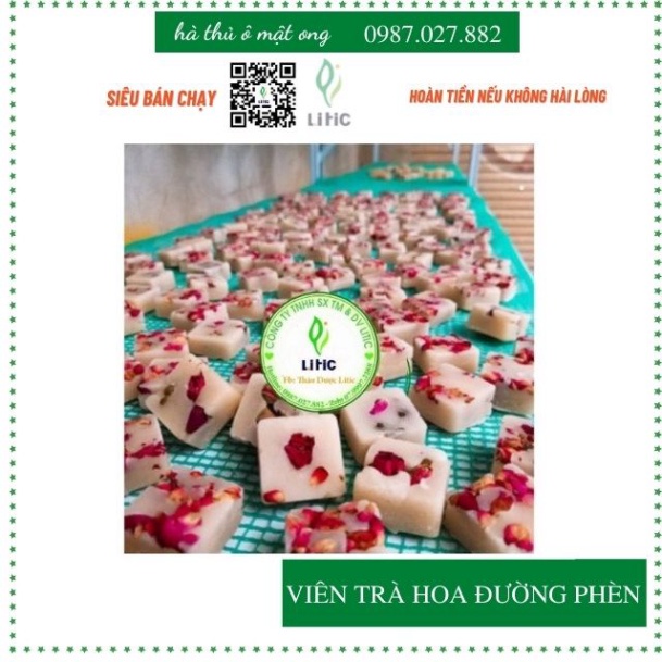 1 viên trà đường phèn, đường đen LITIC mùa đông uống ấm người tăng cường sức đề kháng, mùa hè uống giải nhiệt