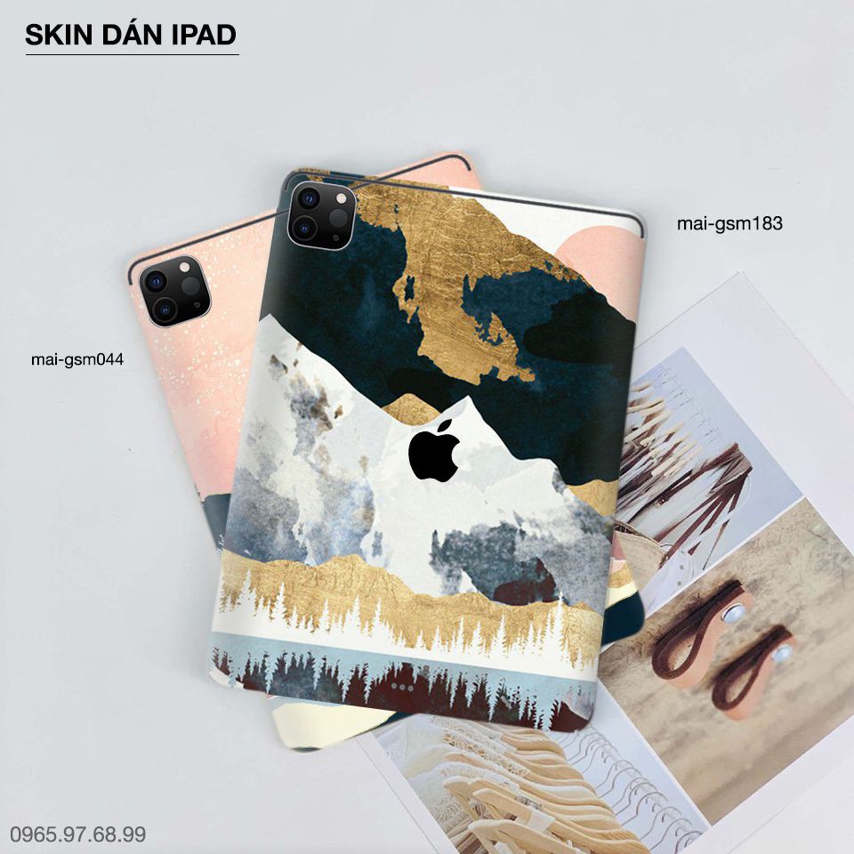 Skin dán iPad in hình Ngày mùa đông -183 (inbox mã máy cho Shop)