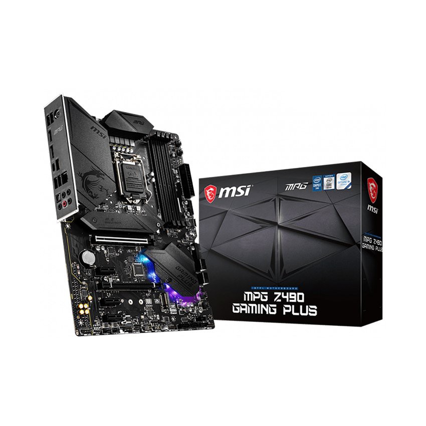 Bo mạch chủ - Mainboard MSI MPG Z490 GAMING PLUS (Intel Z490, Socket 1200, ATX, 4 khe RAM DDR4