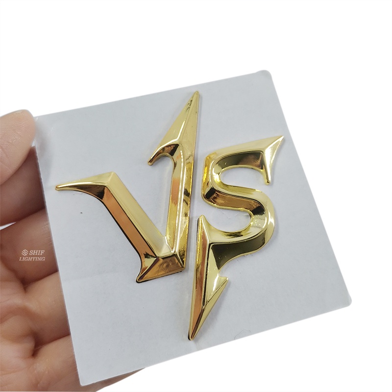 1 x Miếng Dán Logo Kim Loại Trang Trí