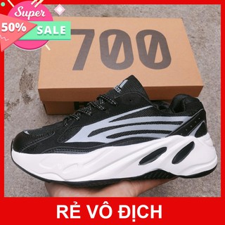 [Tặng Tất,hộp,dây giầy] Giày YZ 700 đen nam nữ