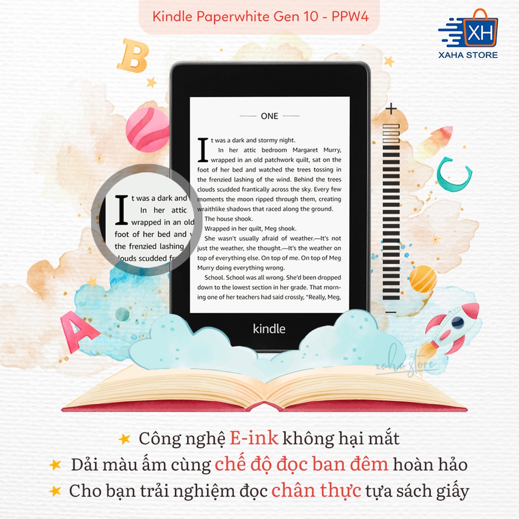 NEW 100% - SEAL - Máy đọc sách Amazon Kindle Paperwhite 4 (thế hệ thứ 10 - 8/32GB) - Kèm phụ kiện giá sốc | BigBuy360 - bigbuy360.vn